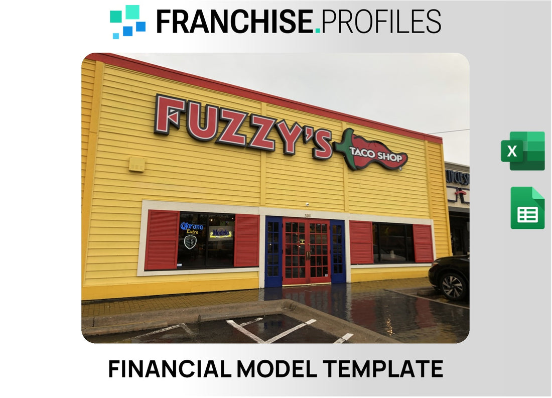 Fuzzy's Taco Shop Franchise Financial Model Template