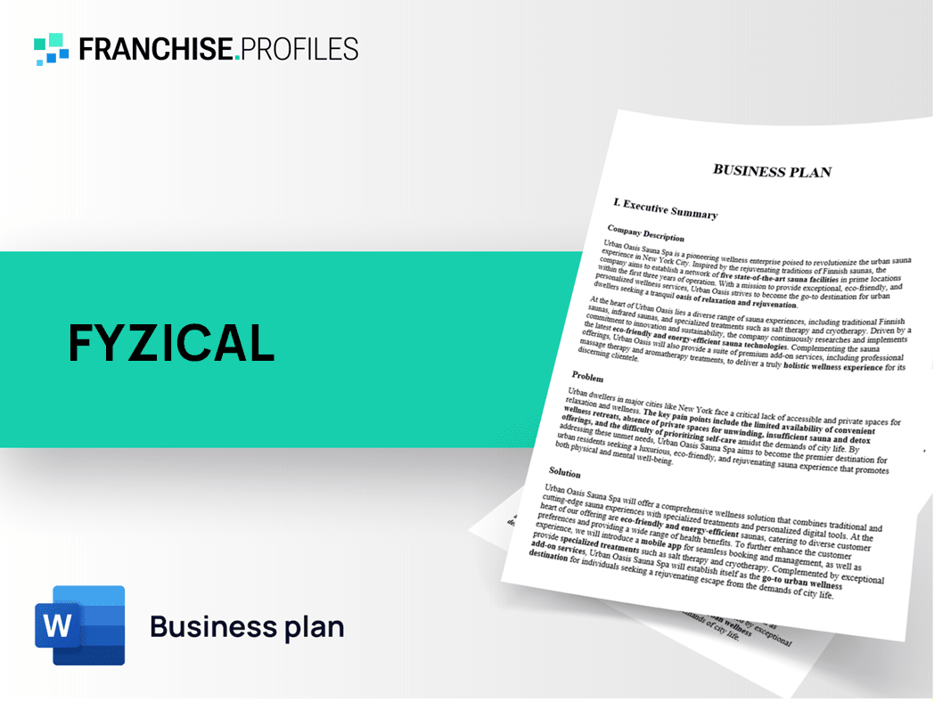 FYZICAL Franchise Business Plan Template