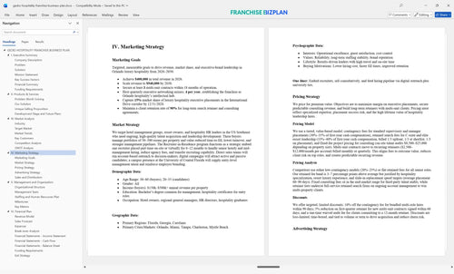 gecko hospitality franchise business plan 4