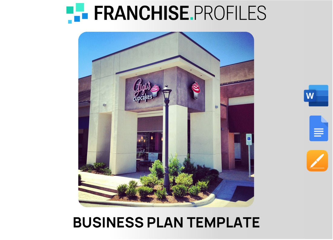 Gigi's Cupcakes Franchise Business Plan Template