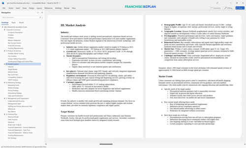 gnc franchise business plan 3