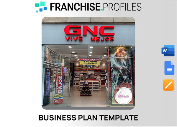 GNC Franchise Business Plan Template