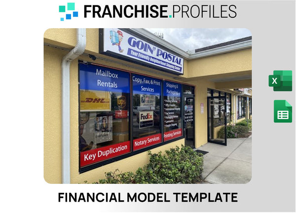 Goin' Postal Franchise Financial Model Template