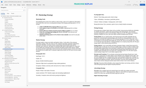 golden corral franchise business plan 4