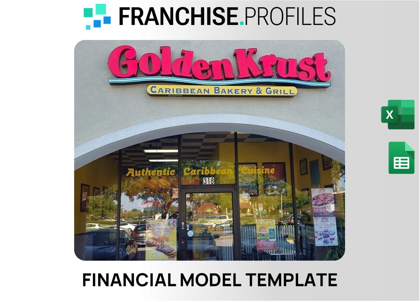 Golden Krust Caribbean Restaurant Franchise Financial Model Template
