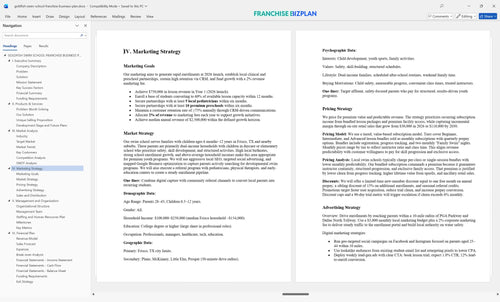 goldfish swim school franchise business plan 4