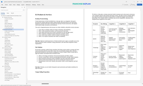 gotcha covered franchise business plan 2