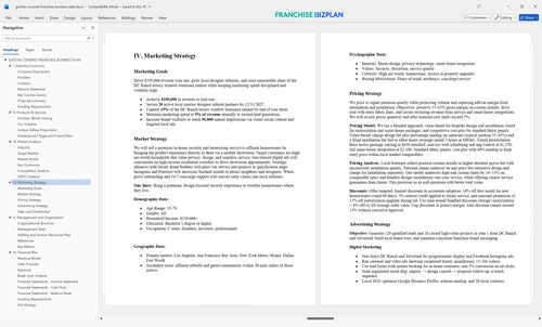 gotcha covered franchise business plan 4