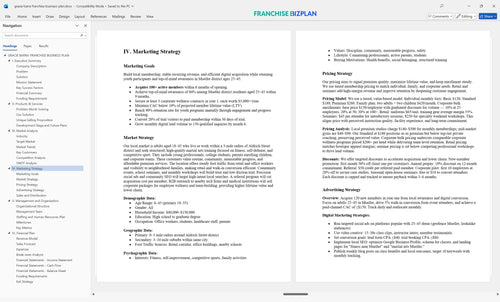 gracie barra franchise business plan 4