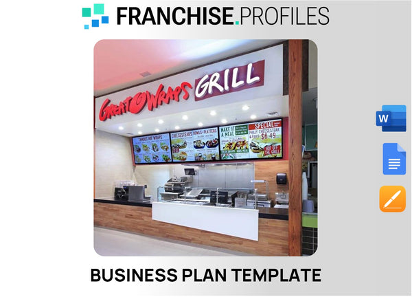 Great Wraps Grill Franchise Business Plan Template