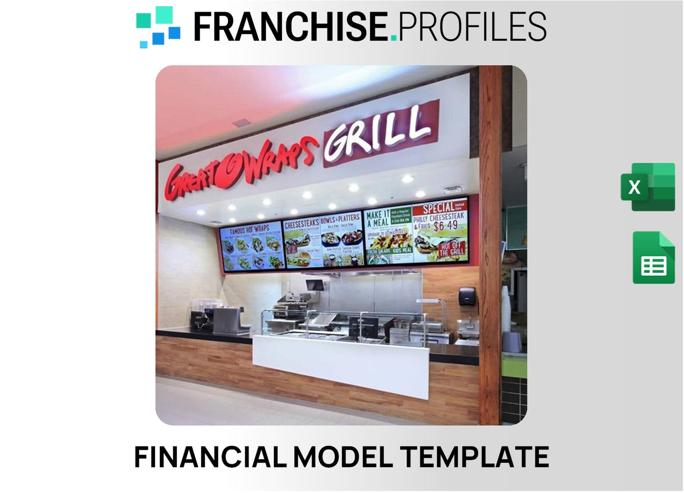 Great Wraps Grill Franchise Financial Model Template