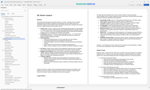 grounds guys franchise business plan 3