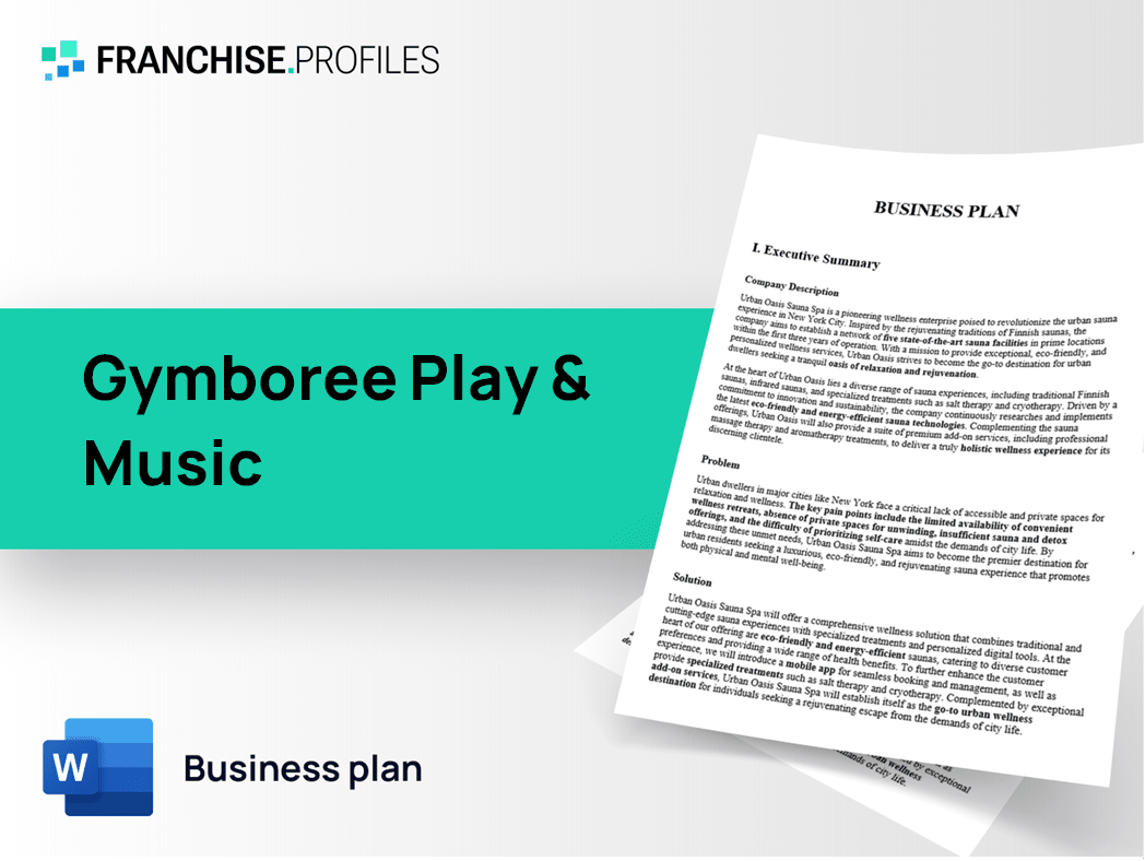 Gymboree Play & Music Franchise Business Plan Template
