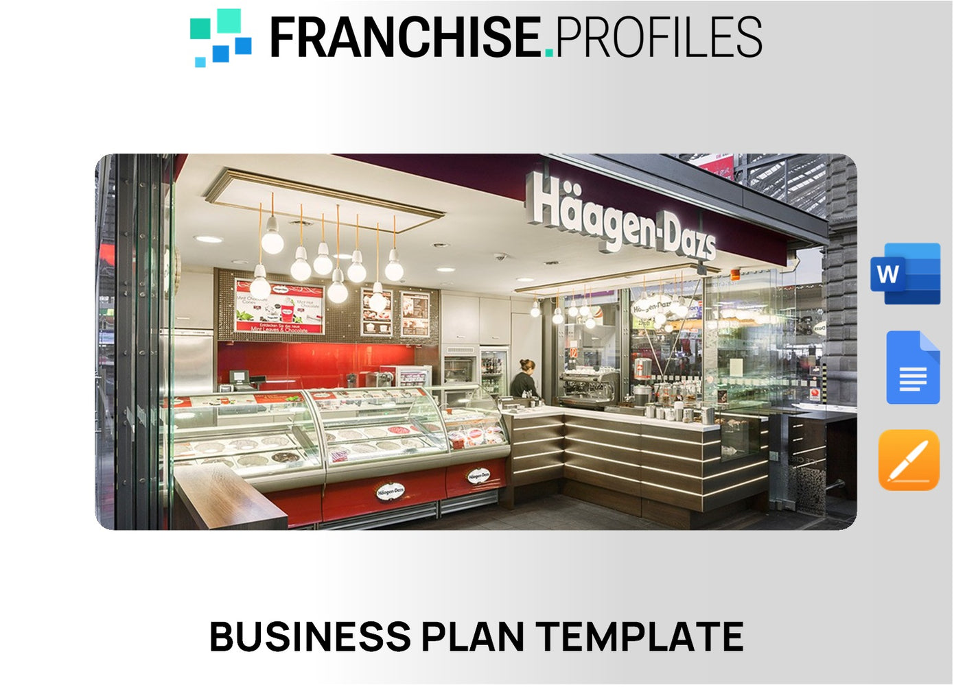 Haagen-Dazs Franchise Business Plan Template