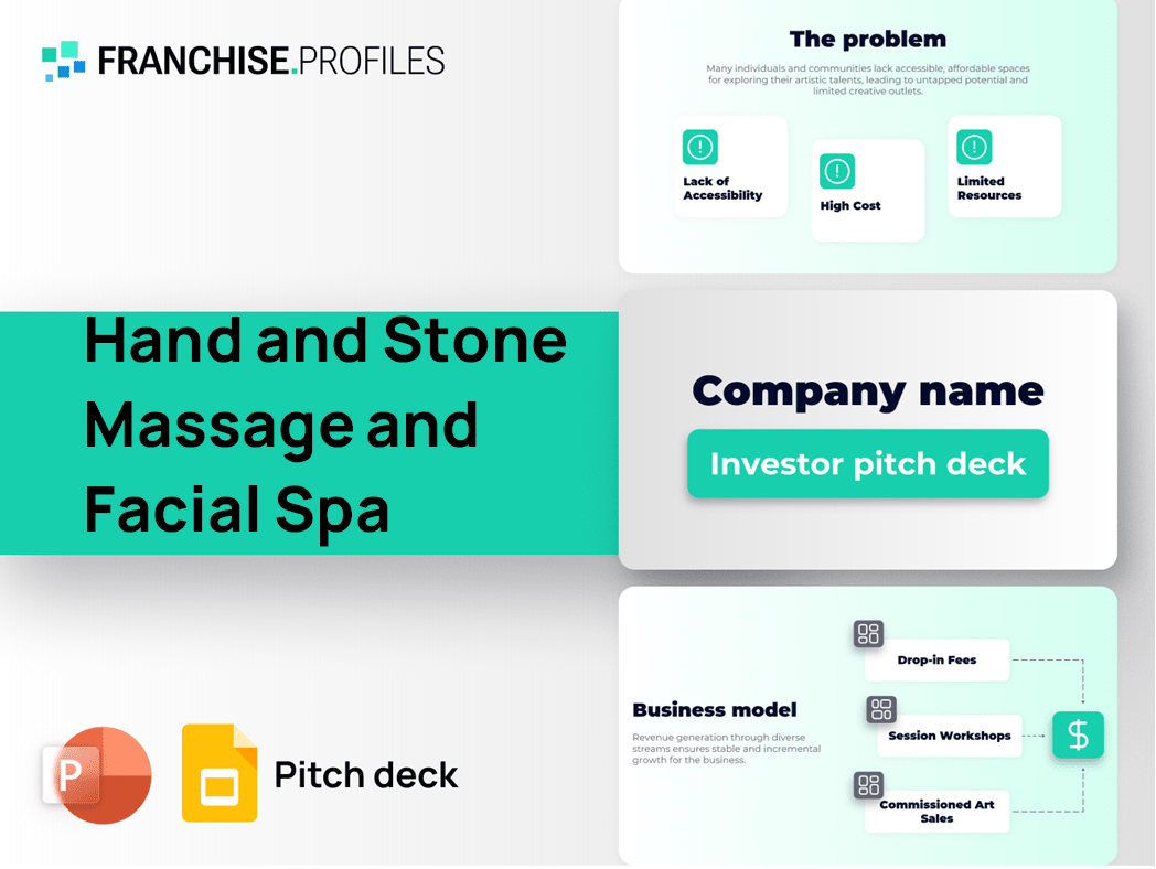 Hand and Stone Massage and Facial Spa Franchise Pitch Deck Template