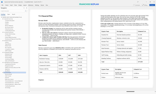 heavens best franchise business plan 6