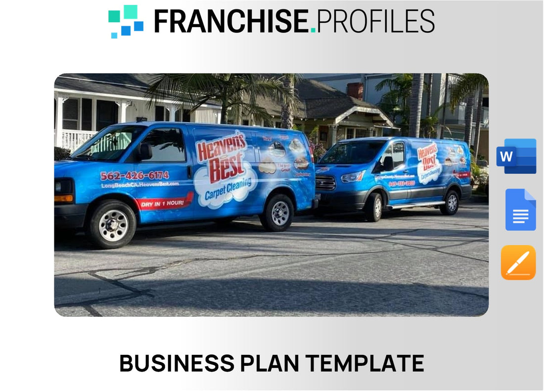 Heaven's Best Franchise Business Plan Template