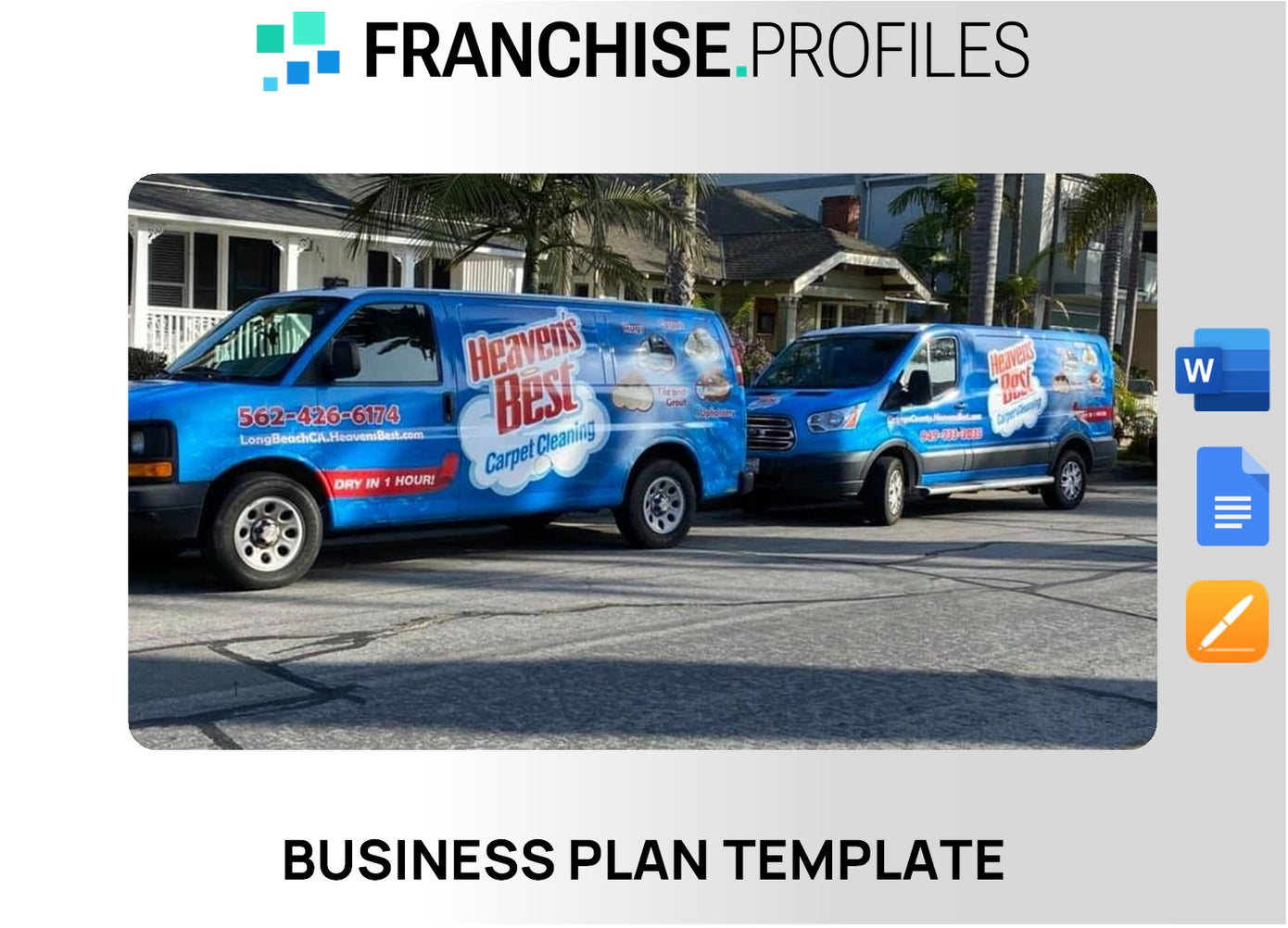 Heaven's Best Franchise Business Plan Template