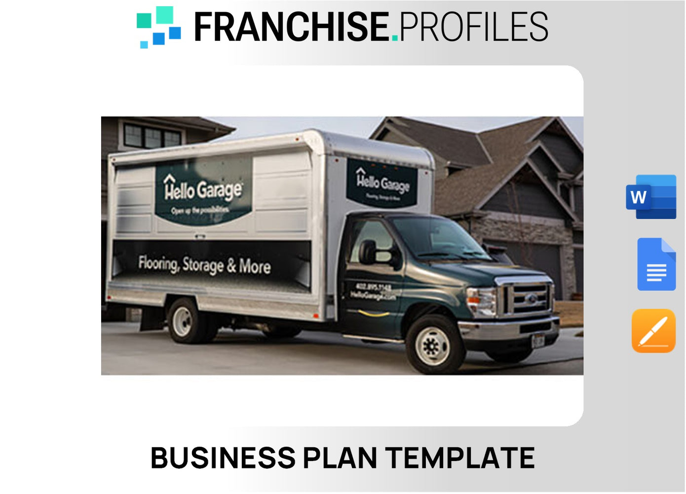 Hello Garage Franchise Business Plan Template