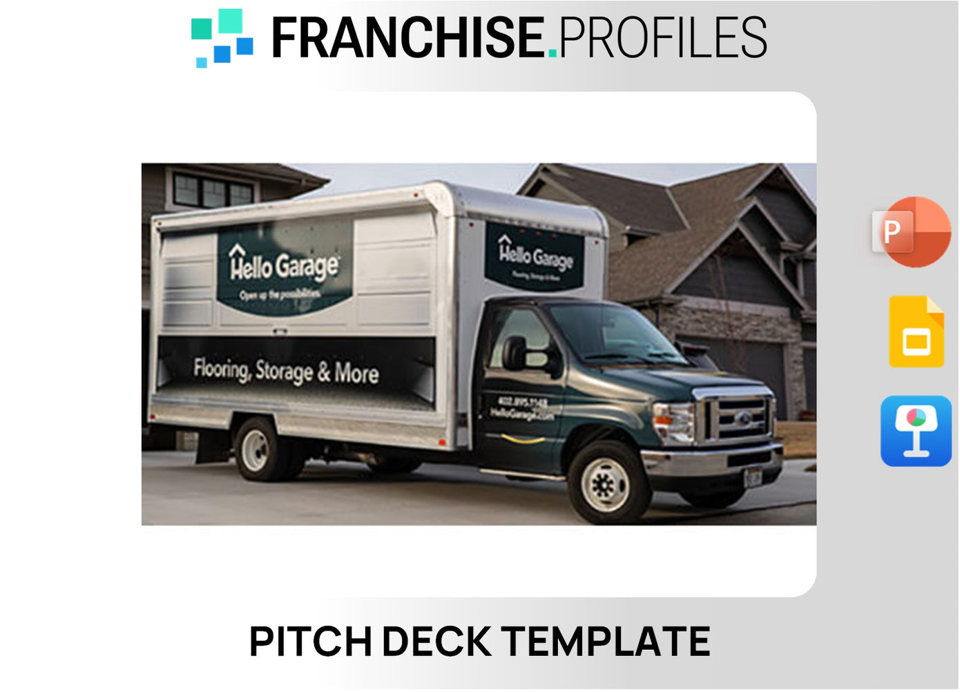 Hello Garage Franchise Pitch Deck Template