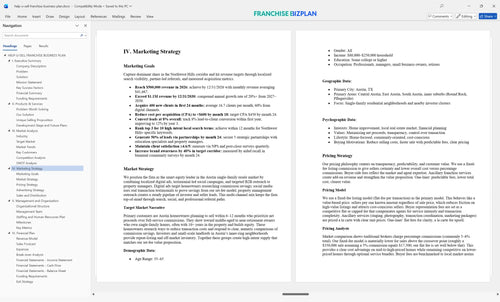 help u sell franchise business plan 4
