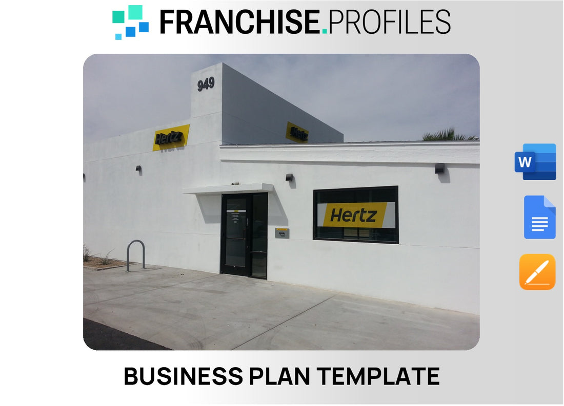 Hertz Franchise Business Plan Template
