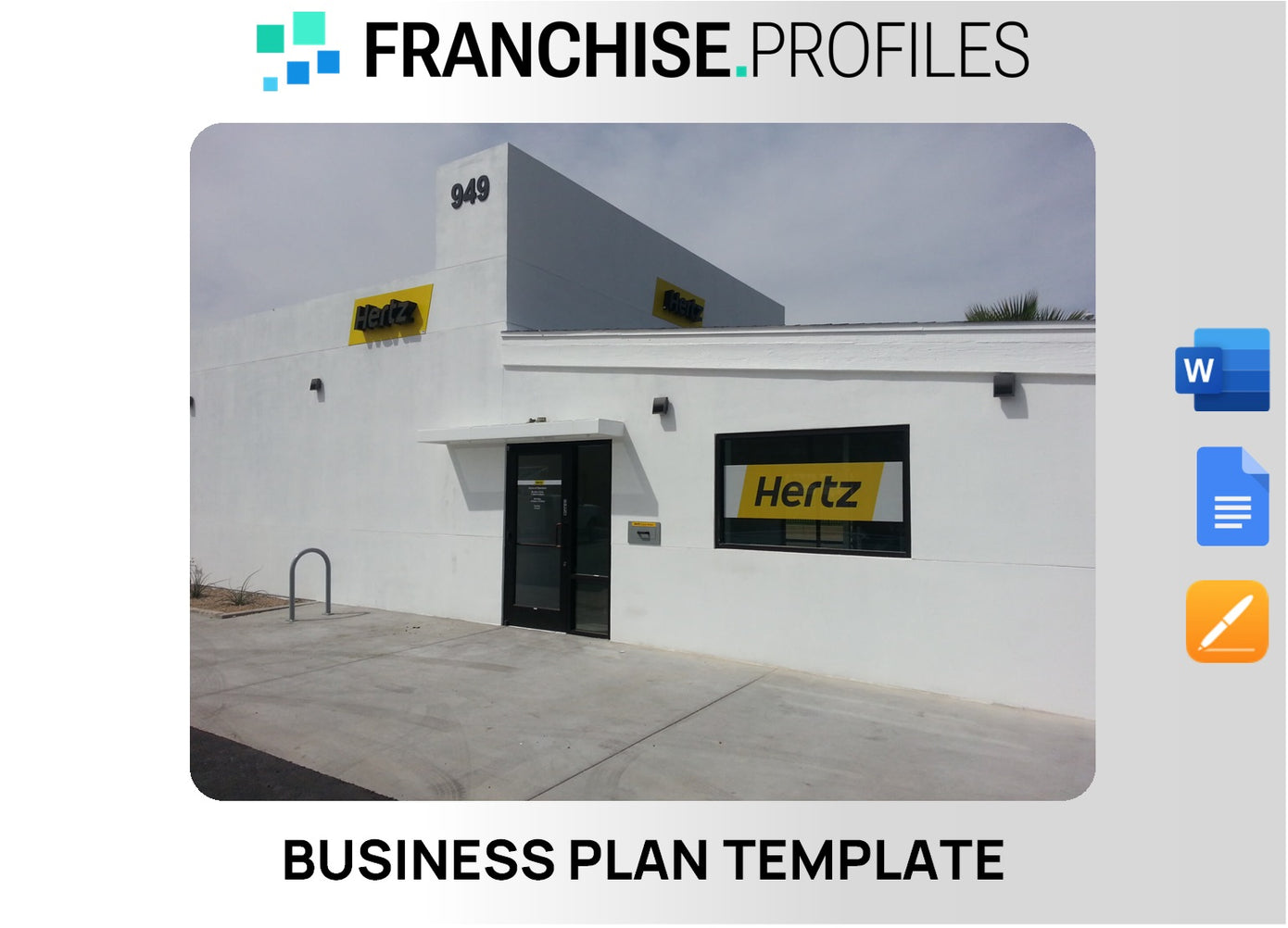 Hertz Franchise Business Plan Template