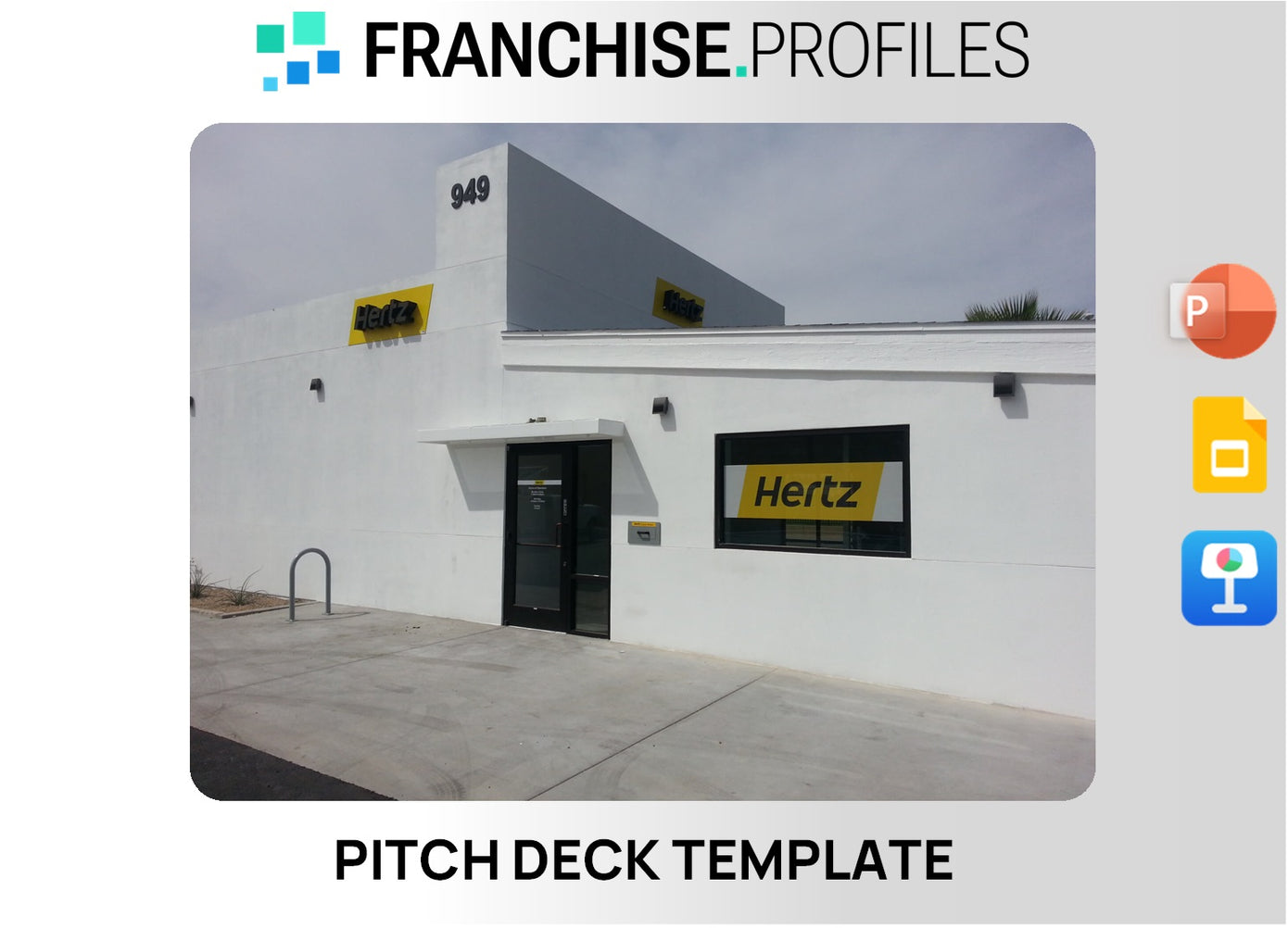 Hertz Franchise Pitch Deck Template