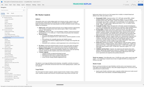 hilton garden inn franchise business plan 3