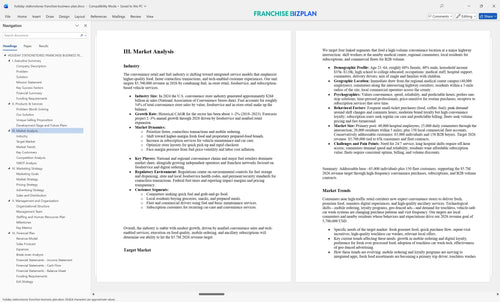 holiday stationstores franchise business plan 3
