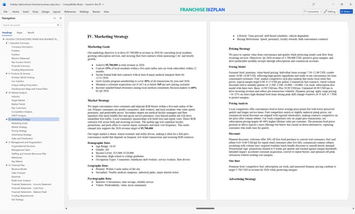 holiday stationstores franchise business plan 4
