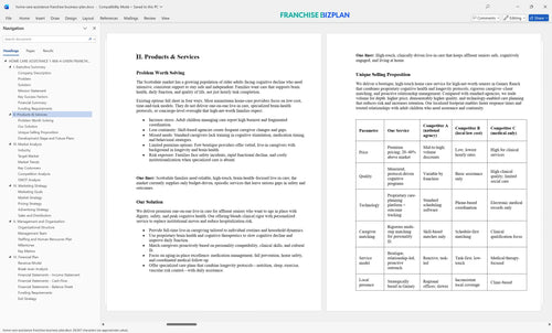 home care assistance franchise business plan 2