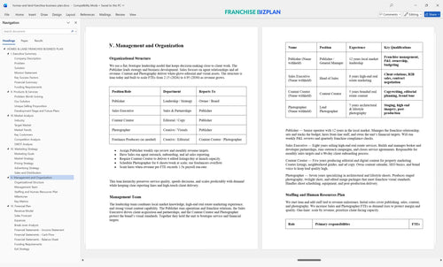 homes and land franchise business plan 5