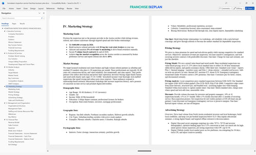 hometeam inspection service franchise business plan 4