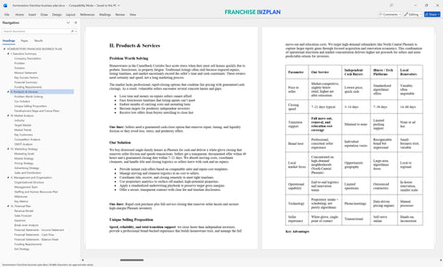 homevestors franchise business plan 2
