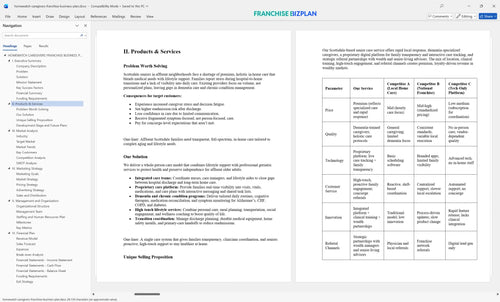 homewatch caregivers franchise business plan 2