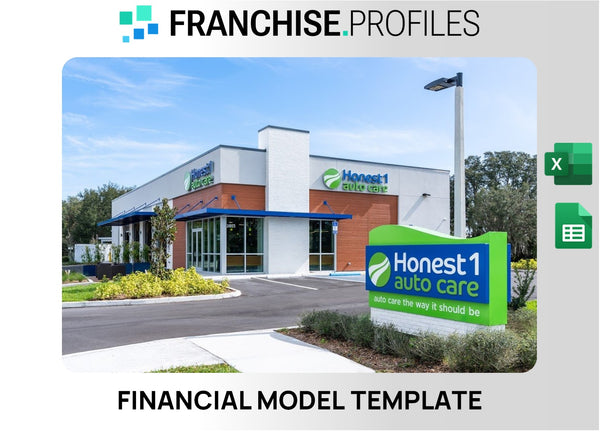Honest-1 Auto Care Franchise Financial Model Template