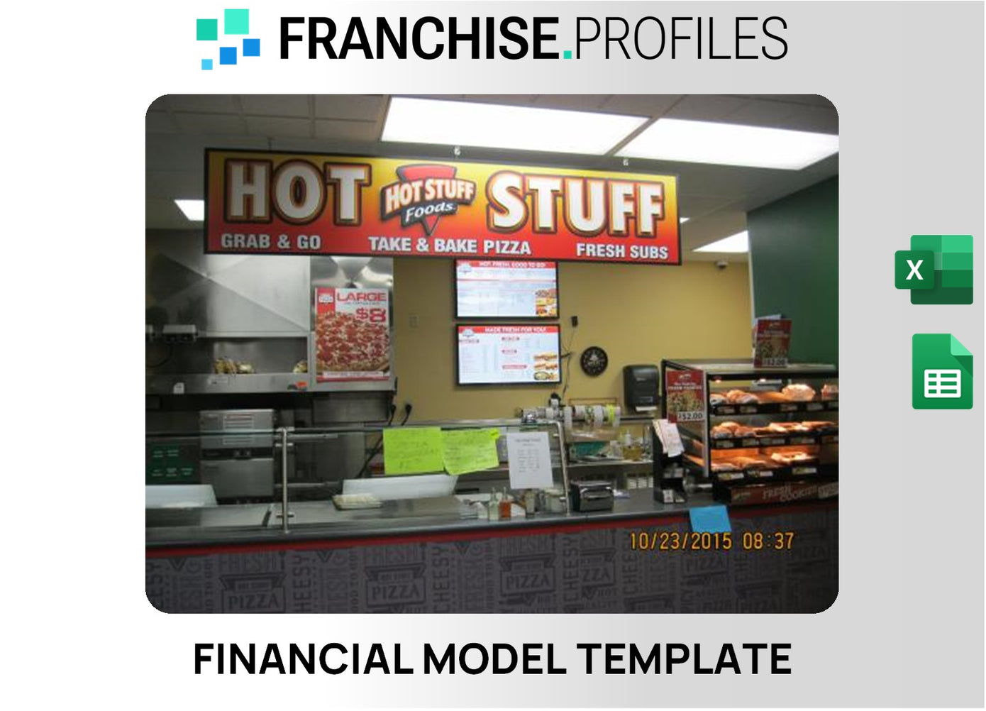 Hot Stuff Pizza Franchise Financial Model Template