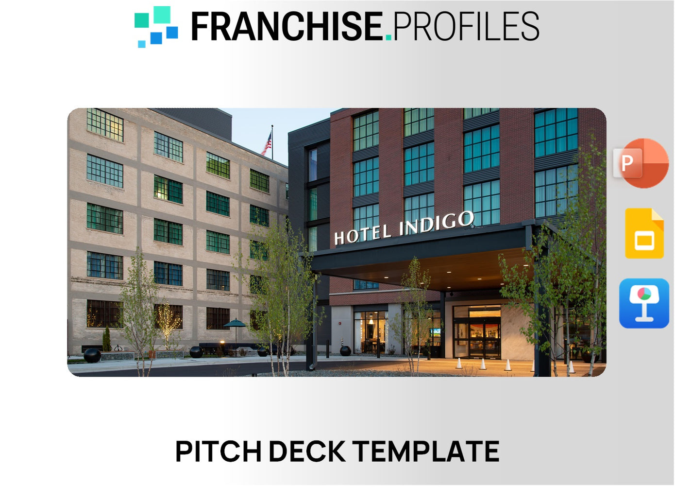 Hotel Indigo Franchise Pitch Deck Template