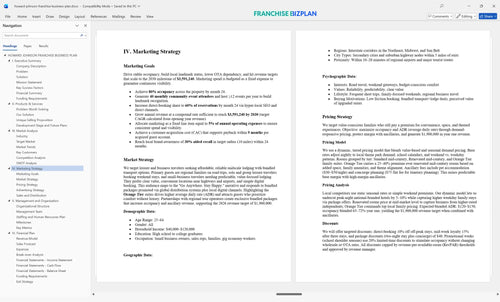 howard johnson franchise business plan 4