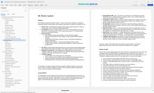 howard johnson inn franchise business plan 3
