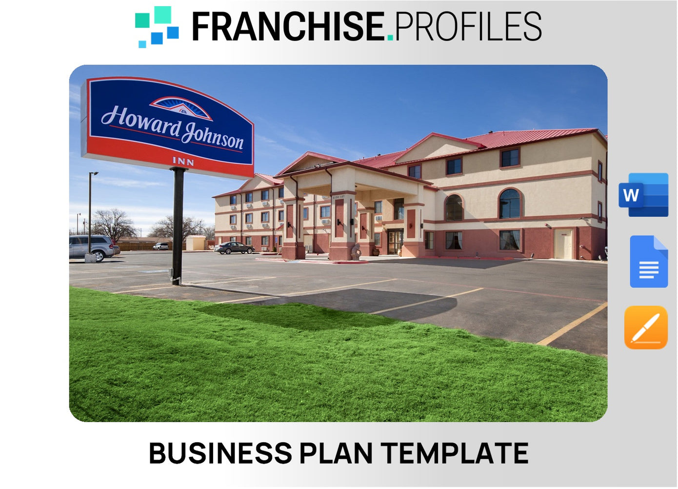 Howard Johnson Inn Franchise Business Plan Template