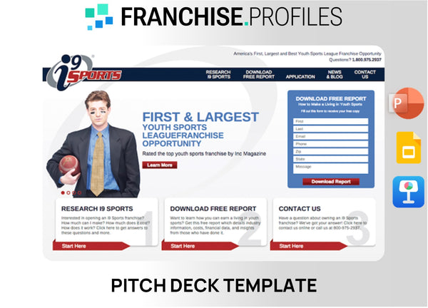 i9 Sports Franchise Pitch Deck Template