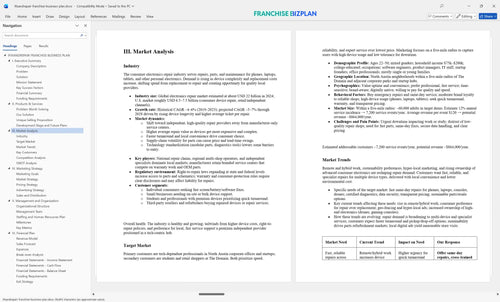 ifixandrepair franchise business plan 3