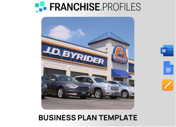 J.D. Byrider Franchise Business Plan Template