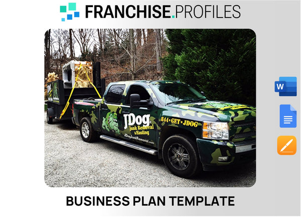 J Dog Junk Removal & Hauling Franchise Business Plan Template
