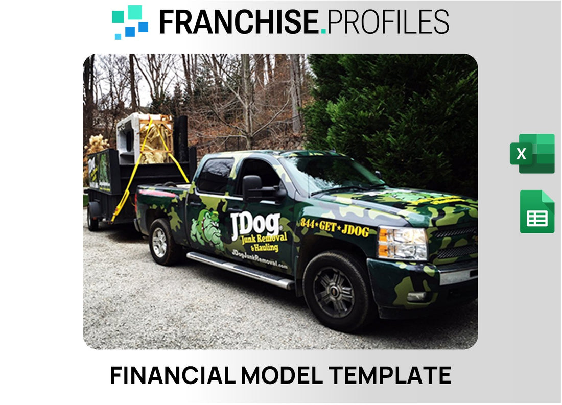 J Dog Junk Removal & Hauling Franchise Financial Model Template