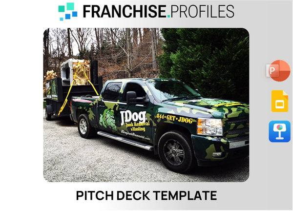 J Dog Junk Removal & Hauling Franchise Pitch Deck Template