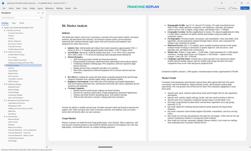 jamba juice franchise business plan 3