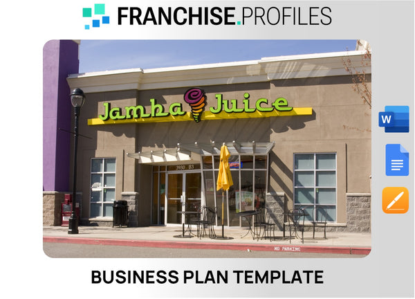 Jamba Juice Franchise Business Plan Template
